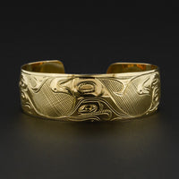 Pod of Whales - 14k Gold Bracelet
