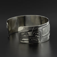 Orca in the Rain - Silver Bracelet
