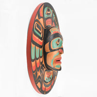 Moon - Red Cedar Mask