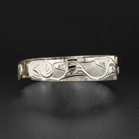 Killerwhales - Silver Bracelet with 14k Gold