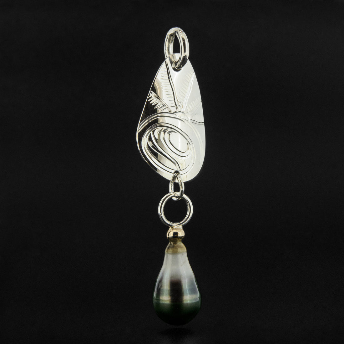 Treasure From the Shell - Silver Pendant with Pearl