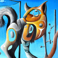 Web Navigation - Acrylic on Canvas