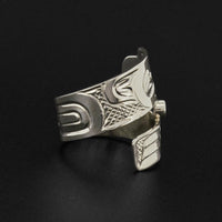 Eagle - Silver Ring with Citrine