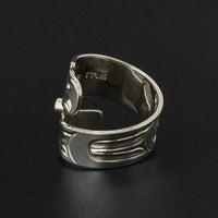 Eagle - Silver Ring with Citrine