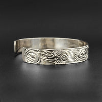 School of Salmon - Silver Bracelet