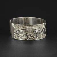 Pod of Killerwhales - Silver Bracelet
