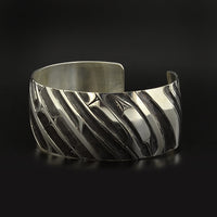 Abstract (Mouse Woman) - Silver Bracelet