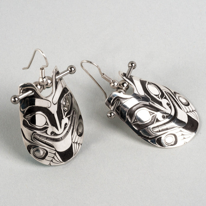 Bear - Sterling Silver Earrings