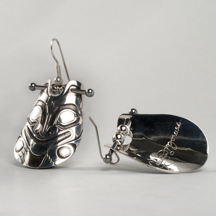 Bear - Sterling Silver Earrings