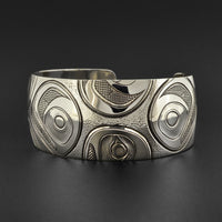Salmon Troutheads - Silver Bracelet