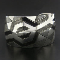 Butterflies in the Berry Patch - Silver Bracelet
