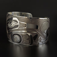 Panel Pipe Design - Silver Bracelet