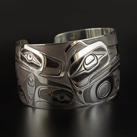 Panel Pipe Design - Silver Bracelet