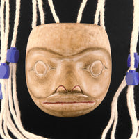 Reflections Out of Time - Alder Mask on Cotton Necklace