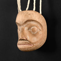 Reflections Out of Time - Alder Mask on Cotton Necklace