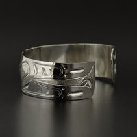 Eagle - Silver Bracelet with 14k Gold