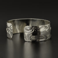 Eagle - Silver Bracelet with 14k Gold
