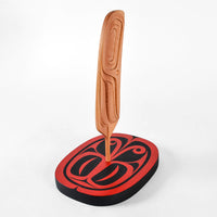 Hummingbird Feather - Red Cedar Sculpture