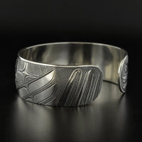 Raven Transforming - Silver Bracelet