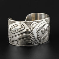 Raven in Human Form - Silver Bracelet
