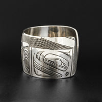 Raven in Human Form - Silver Bracelet