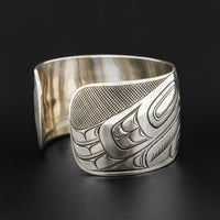 Raven in Human Form - Silver Bracelet