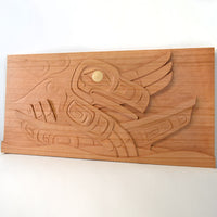 Raven's Journey - Red Cedar Panel
