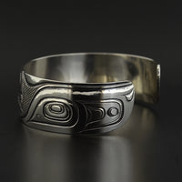 Raven and the Light - Silver Bracelet