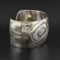 Butterfly and Skull - Silver Bracelet