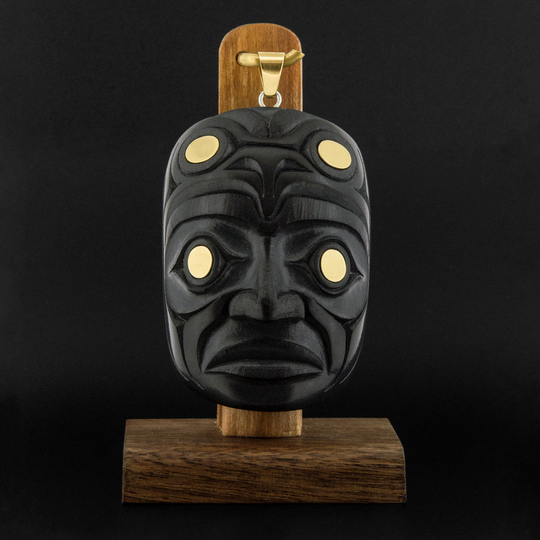 Heredity - Pyrophyllite Pendant with 14k Gold