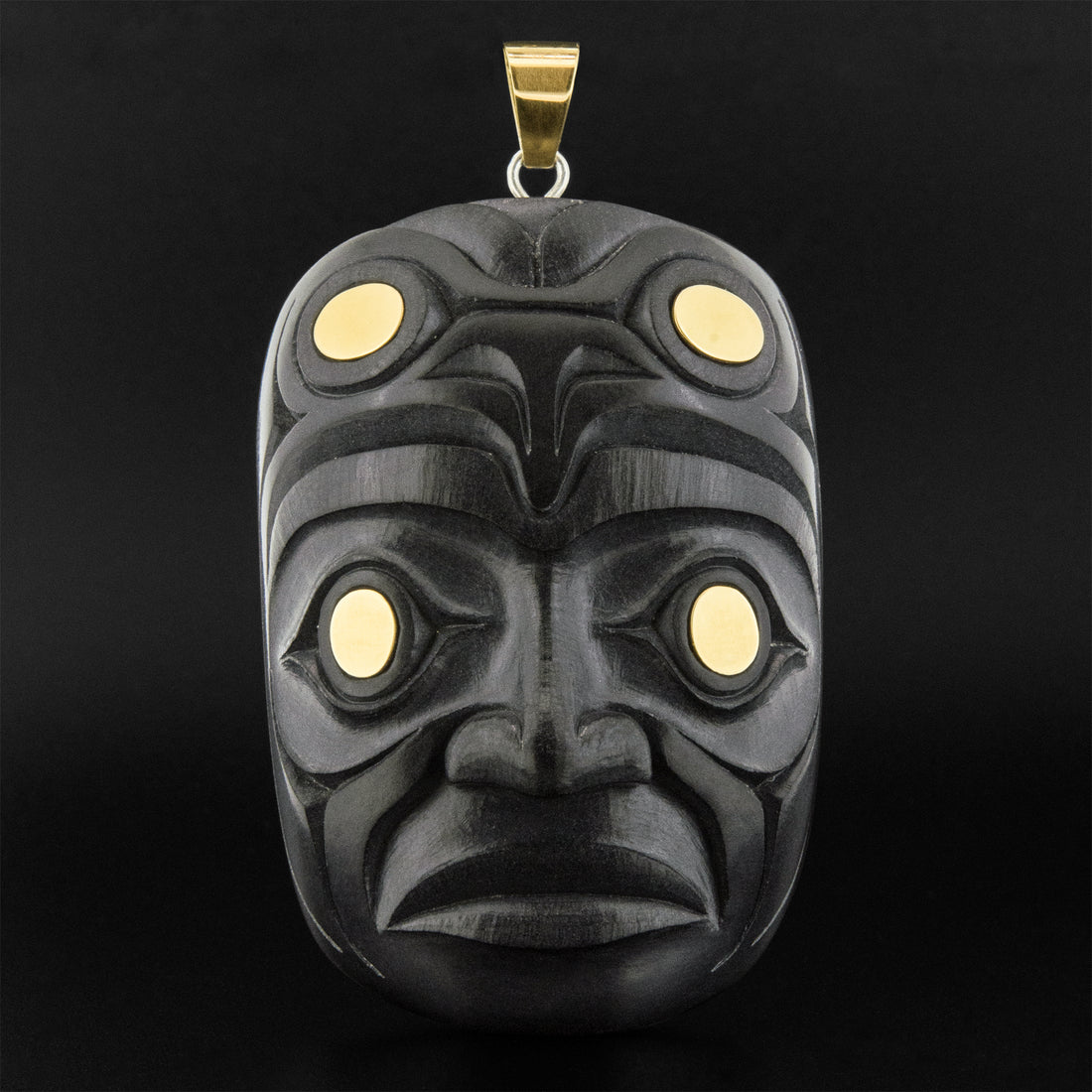 Heredity - Pyrophyllite Pendant with 14k Gold