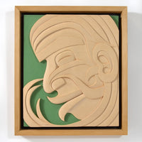 Young Wild Woman - Yellow Cedar Panel