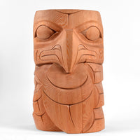 Eagle and Human - Red Cedar Pole