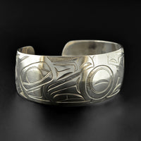 Raven and the Light - Silver Bracelet