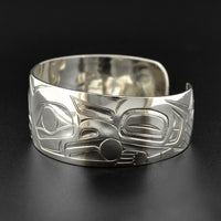 Raven and the Light - Silver Bracelet