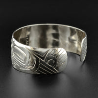 Raven and the Light - Silver Bracelet