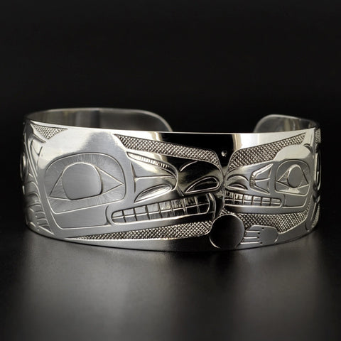 Wolf and Cub - Silver Bracelet