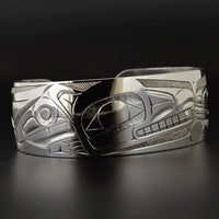 Wolf and Cub - Silver Bracelet