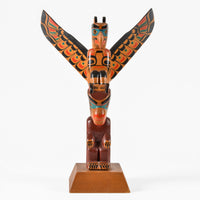 Thunderbird and Bear - Cedar Pole