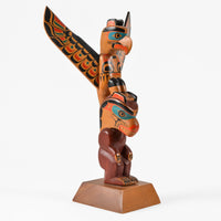 Thunderbird and Bear - Cedar Pole