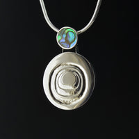 Kung Gee Dee - Argillite and Silver Pendant
