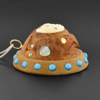 Moon and Its Universe - Boxwood Pendant