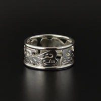 Whales - Silver Ring