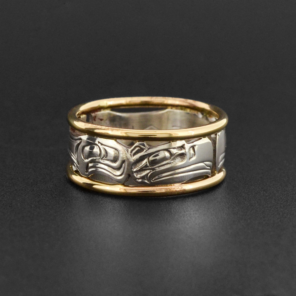 Eagles - Silver and Gold Ring