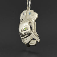 Peace Treaty of Killerwhales - Silver Pendant