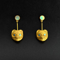 Bears - 22k Gold Earrings