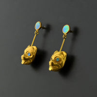 Bears - 22k Gold Earrings