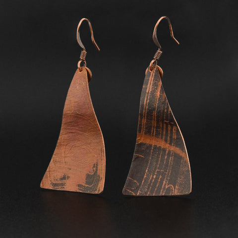 Arrow - Copper Earrings