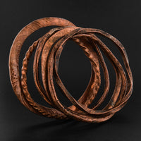 Abstract - Copper Bangle