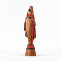 Salmon - Red Cedar Sculpture